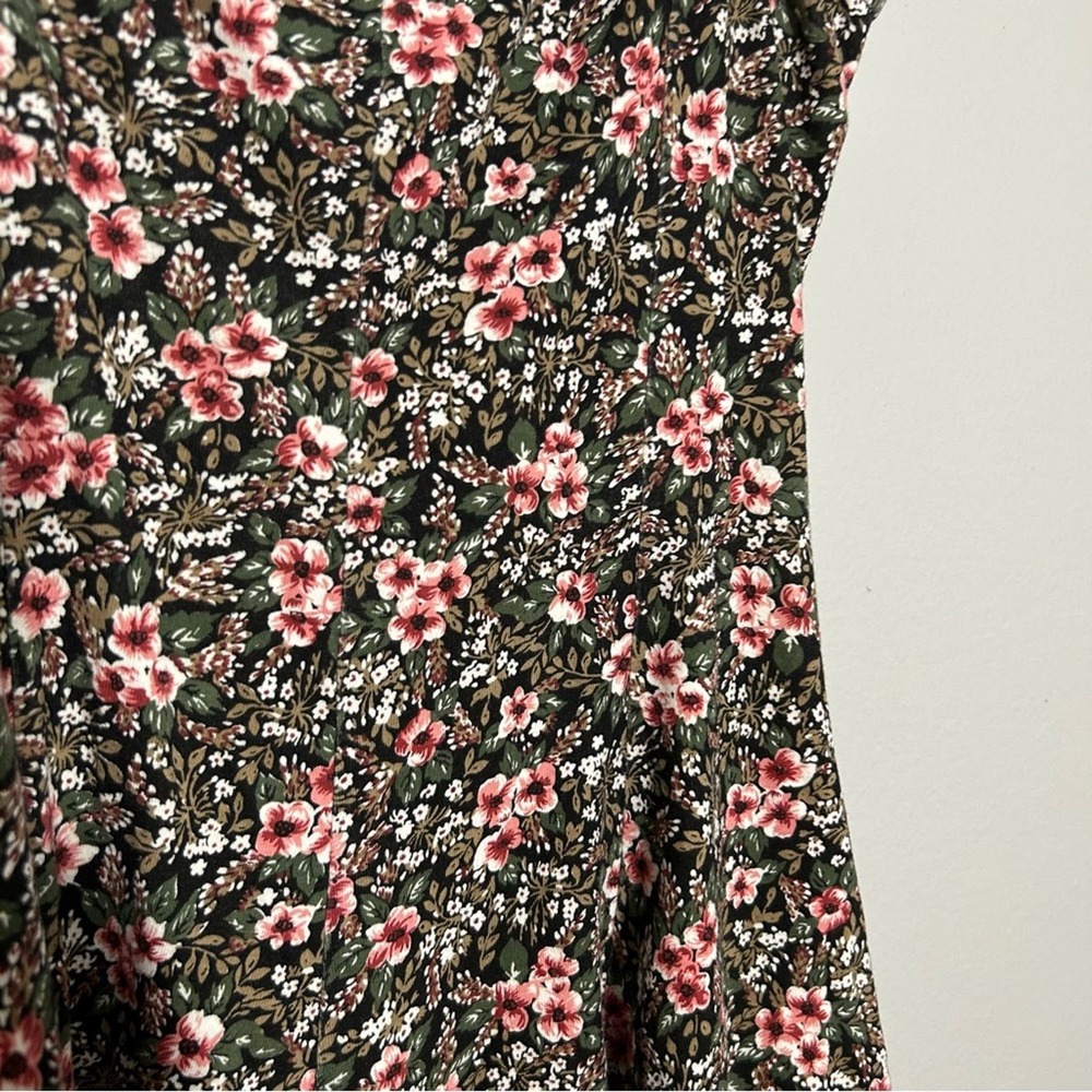 Energie Y2K 90s Style Ditsy Floral Shorts Romper Button Front 100% Cotton Medium - Picture 8 of 8
